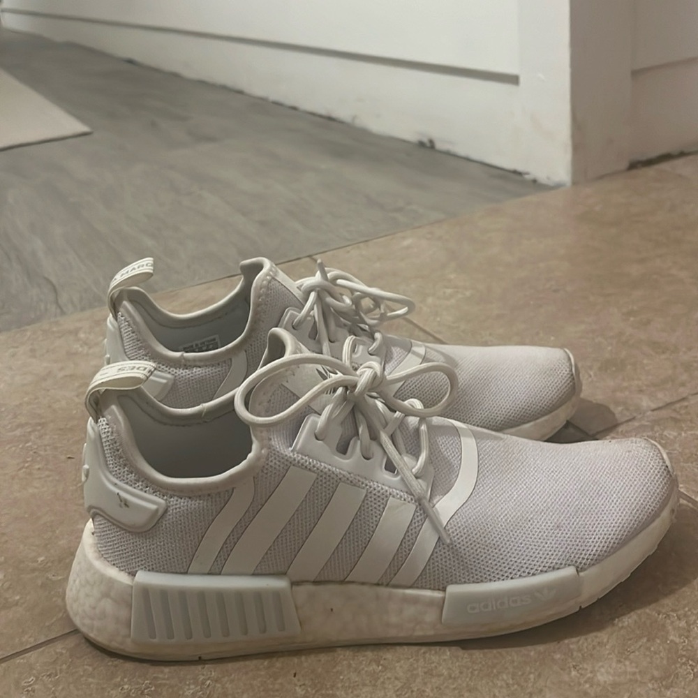 Adidas NMDs all white